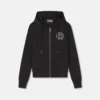 V-Emblem Zip Hoodie