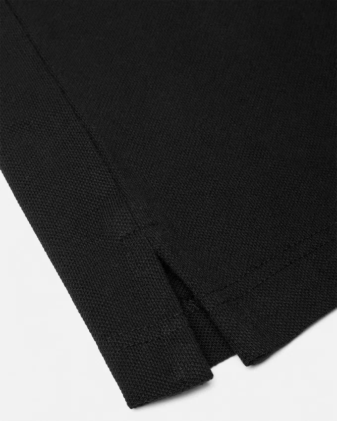 V-Emblem Zip Polo Shirt V-Emblem Zip Polo Shirt