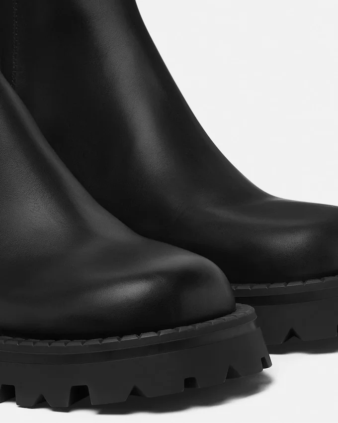 V Leather Ankle Boots V Leather Ankle Boots