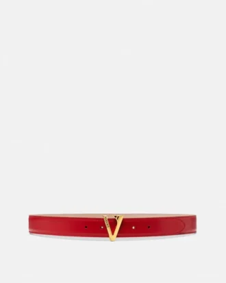 V Leather Belt 3 cm V Leather Belt 3 cm