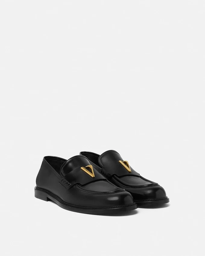V Leather Loafers V Leather Loafers