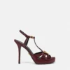 V Leather Sandals 120 mm V Leather Sandals 120 mm