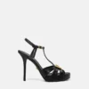 V Leather Sandals 120 mm