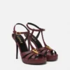 V Leather Sandals 120 mm V Leather Sandals 120 mm