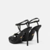 V Leather Sandals 120 mm