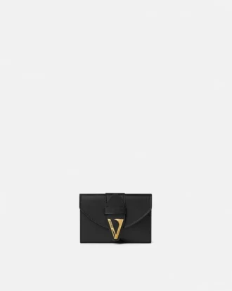 V Leather Wallet