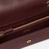 V Leather Wallet On Chain