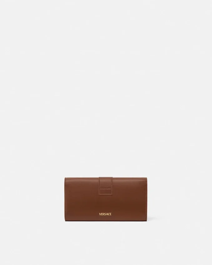 V Leather Wallet On Chain V Leather Wallet On Chain