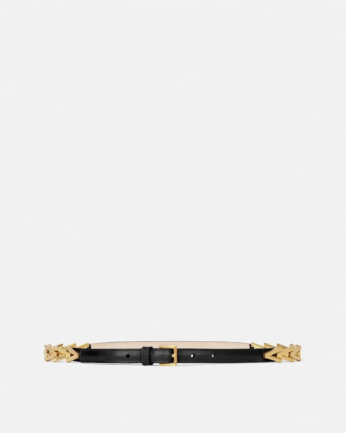 V2025 Chain Leather Belt 2 cm V2025 Chain Leather Belt 2 cm