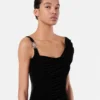 Velvet Draped Gown
