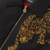 Versace Leopard M&eacute;lange Wool Blouson Jacket