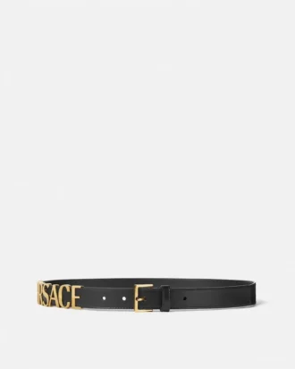 Versace Logo Leather Belt 2.5 cm