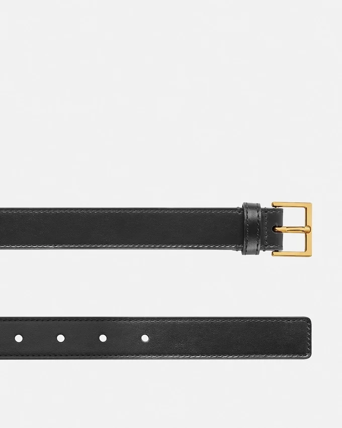 Versace Logo Leather Belt 2.5 cm Versace Logo Leather Belt 2.5 cm