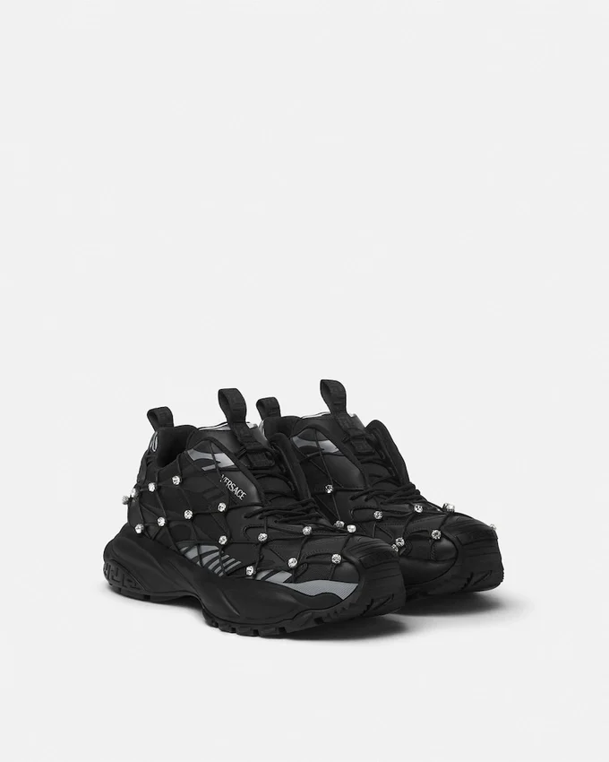 Versace Mercury M_VS_02 Embellished Sneakers Versace Mercury M_VS_02 Embellished Sneakers