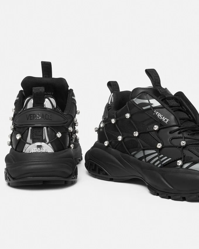 Versace Mercury M_VS_02 Embellished Sneakers Versace Mercury M_VS_02 Embellished Sneakers