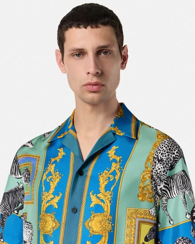 Versace Safari Silk Shirt Versace Safari Silk Shirt