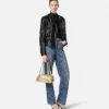 Versace Tag Bowling Metallic Bag Versace Tag Bowling Metallic Bag