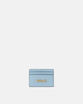 Versace Tag Leather Card Holder