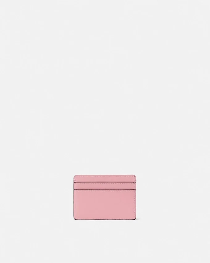 Versace Tag Leather Card Holder Versace Tag Leather Card Holder
