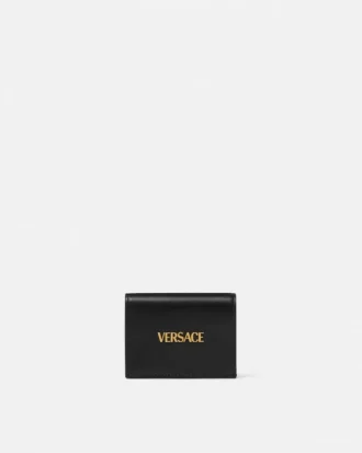 Versace Tag Leather Wallet