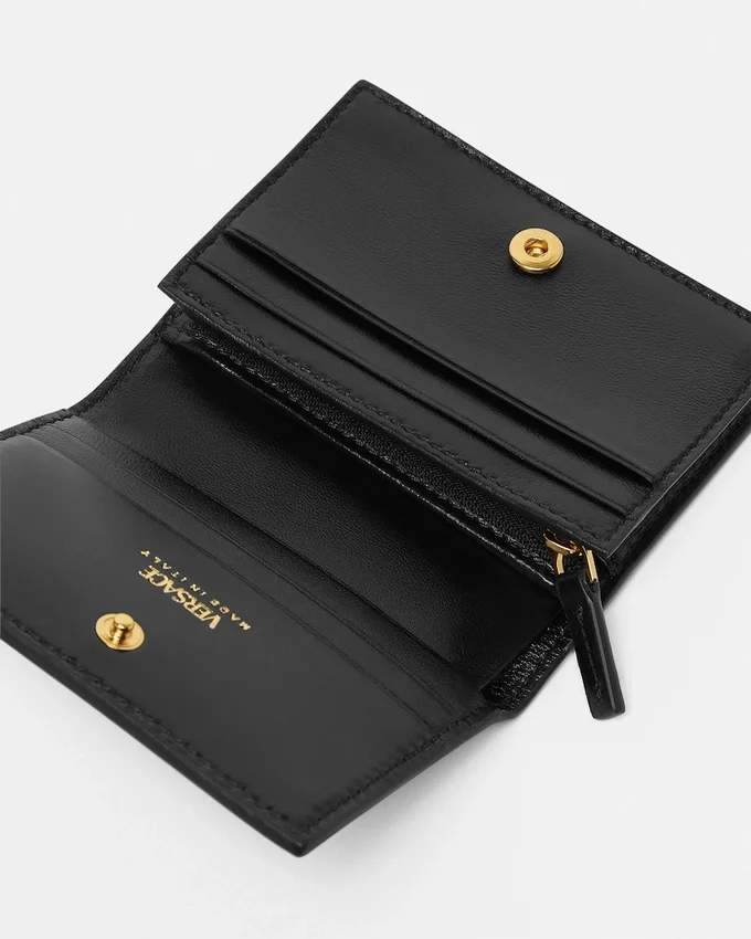 Versace Tag Leather Wallet Versace Tag Leather Wallet