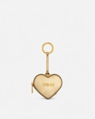 Versace Tag Metallic Coin Pouch