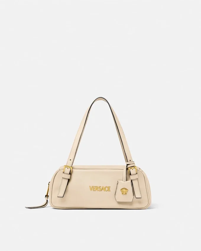 Versace Tag Nappa Bowling Bag Versace Tag Nappa Bowling Bag