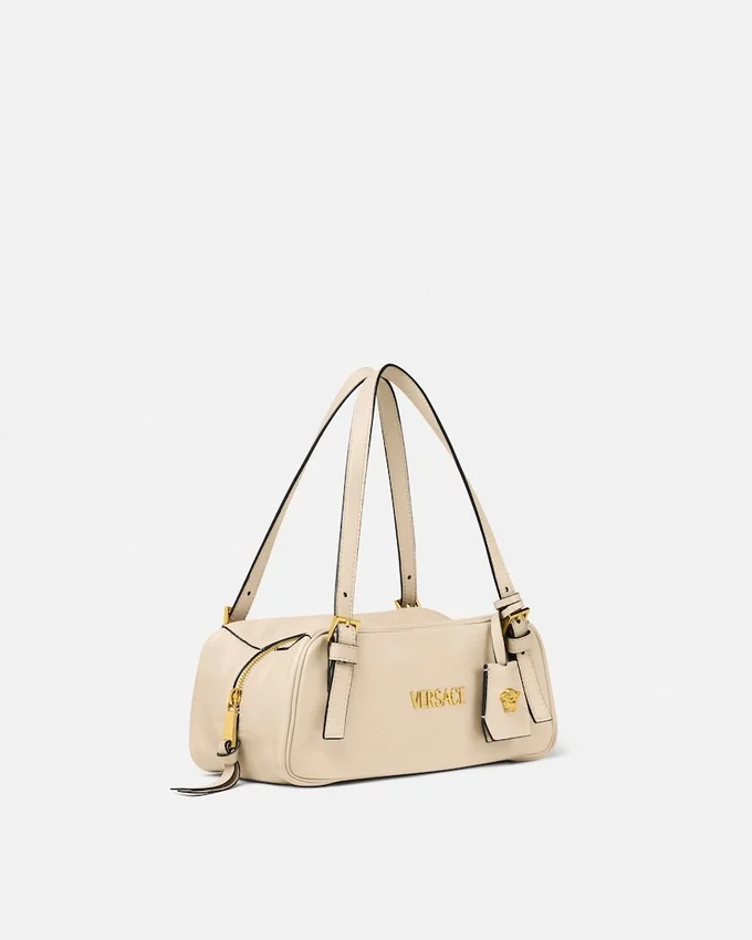 Versace Tag Nappa Bowling Bag Versace Tag Nappa Bowling Bag