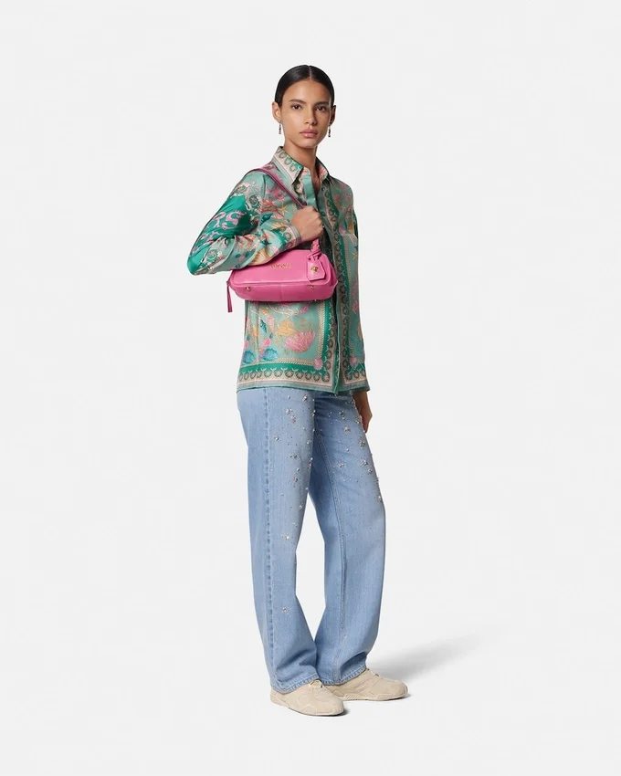 Versace Tag Nappa Bowling Bag Versace Tag Nappa Bowling Bag