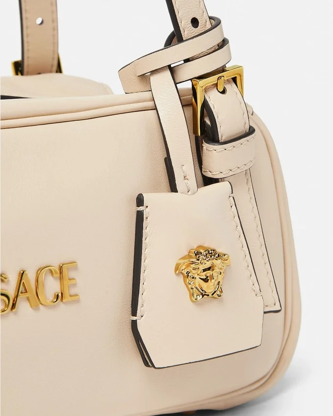 Versace Tag Nappa Bowling Bag Versace Tag Nappa Bowling Bag