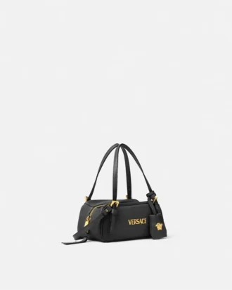 Versace Tag Nappa Bowling Mini Bag