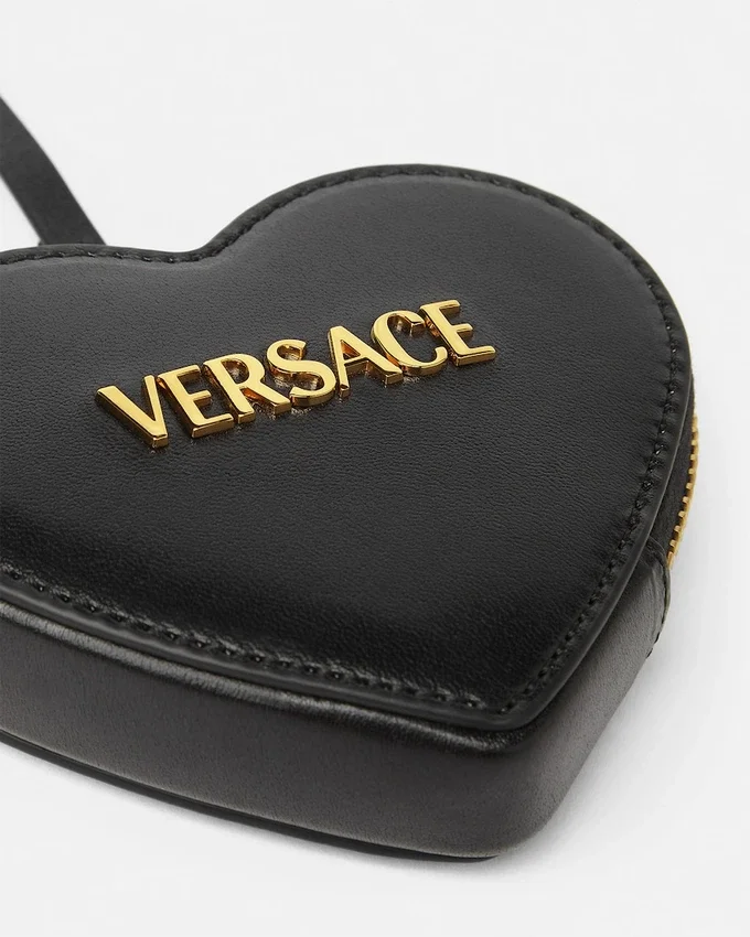 Versace Tag Nappa Coin Pouch Versace Tag Nappa Coin Pouch