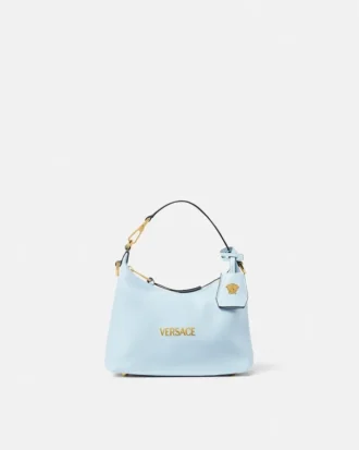 Versace Tag Nappa Hobo Bag