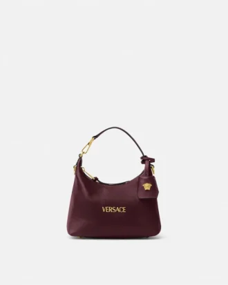Versace Tag Nappa Hobo Bag