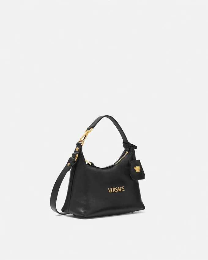 Versace Tag Nappa Hobo Bag Versace Tag Nappa Hobo Bag
