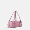 Versace Tag Suede Bowling Bag Versace Tag Suede Bowling Bag