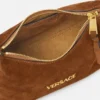 Versace Tag Suede Hobo Bag Versace Tag Suede Hobo Bag