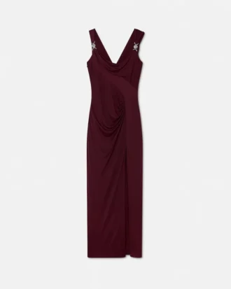 Viscose-Jersey Draped Gown
