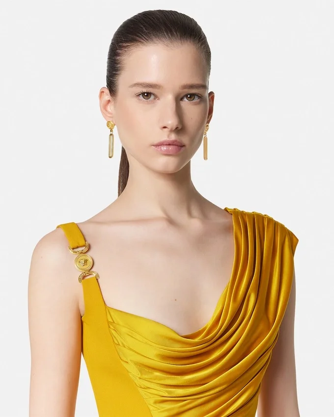 Viscose-Jersey Draped Gown Viscose-Jersey Draped Gown