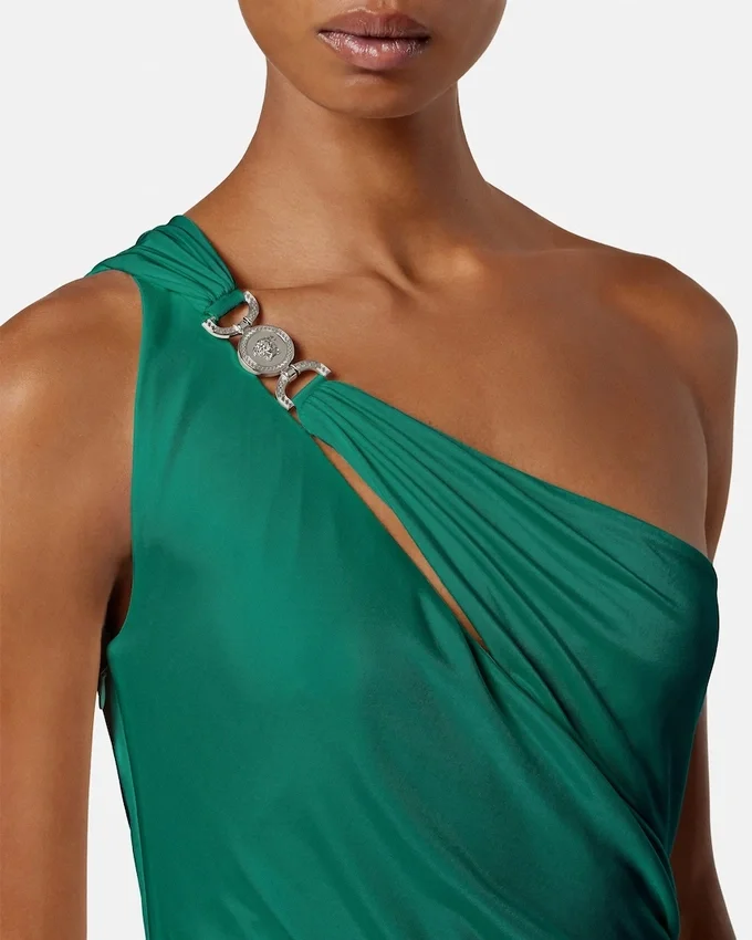 Viscose-Jersey Draped Gown Viscose-Jersey Draped Gown