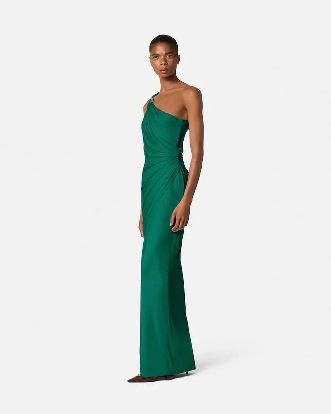 Viscose-Jersey Draped Gown Viscose-Jersey Draped Gown