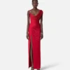 Viscose-Jersey Draped Gown Viscose-Jersey Draped Gown