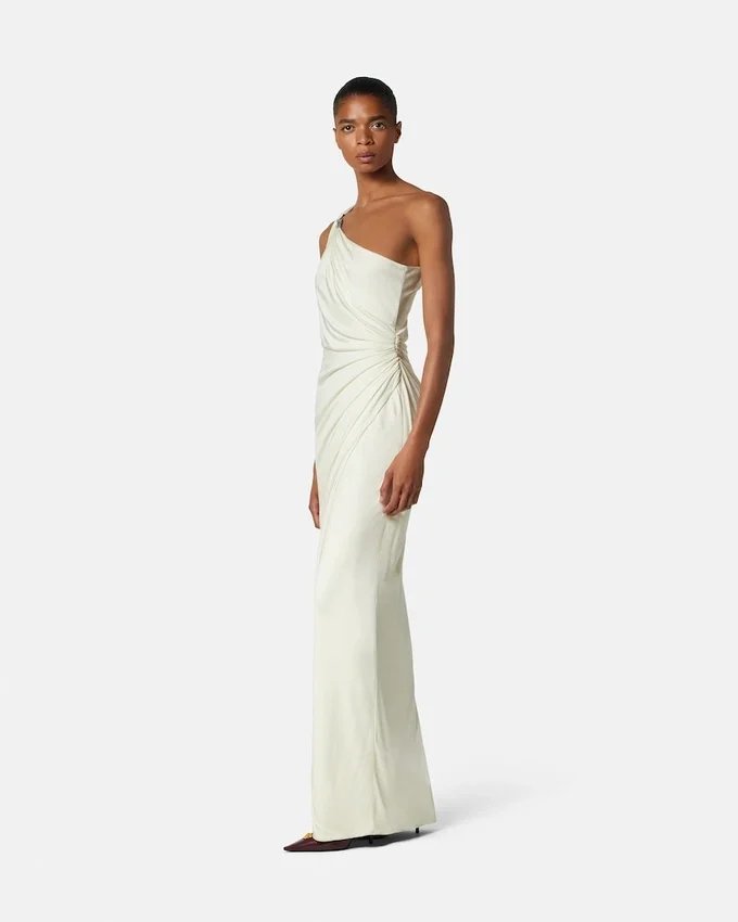 Viscose-Jersey Draped Gown Viscose-Jersey Draped Gown