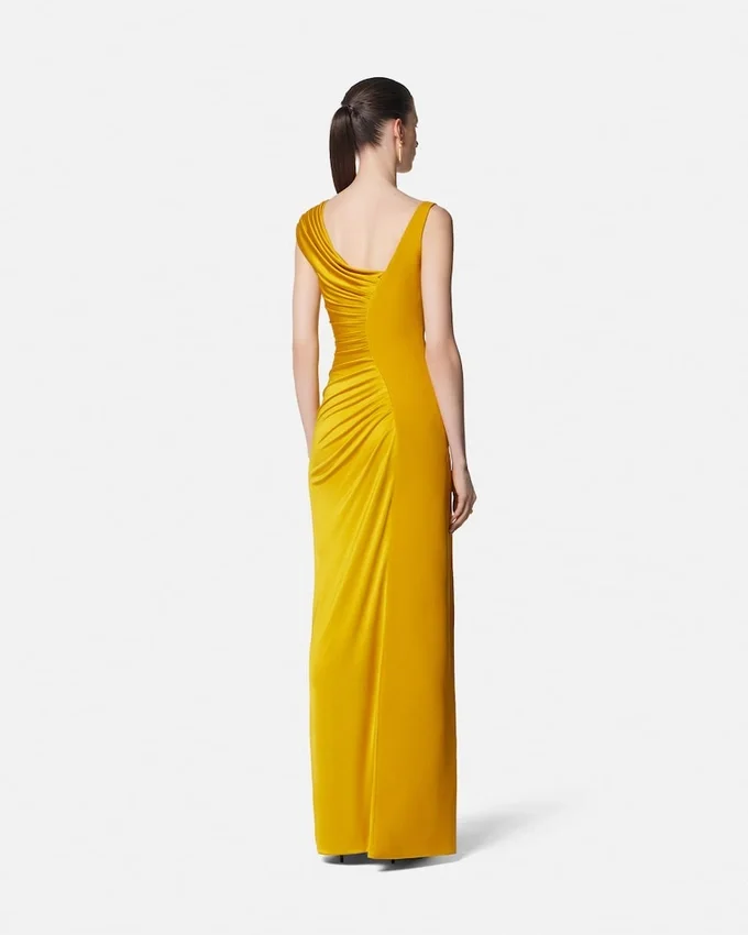 Viscose-Jersey Draped Gown Viscose-Jersey Draped Gown