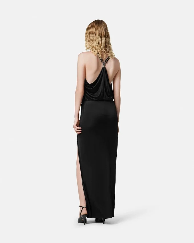 Viscose-Jersey Gathered Gown Viscose-Jersey Gathered Gown