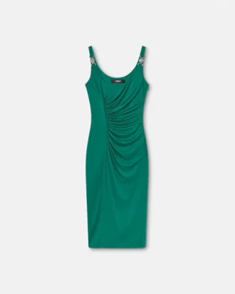 Viscose-Jersey Midi Dress