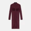 Viscose-Jersey Midi Shirt Dress Viscose-Jersey Midi Shirt Dress
