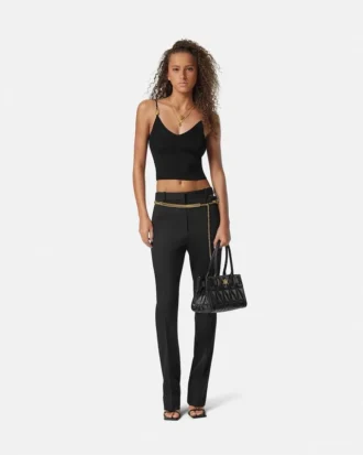 Viscose Knit Crop Top