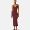 Viscose Knit Midi Dress