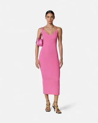 Viscose Knit Midi Dress